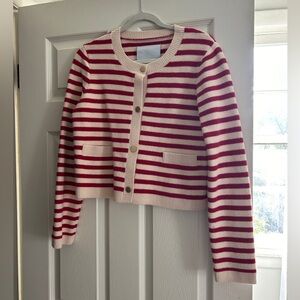Anthropologie NVLT striped cardigan
